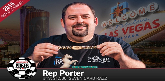 Rep Porter of Seattle wins Event#13 of WSOP collects $142,624