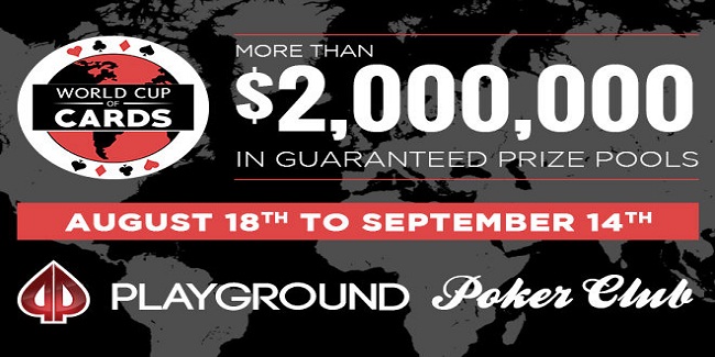 Playground Poker Club to host world cup of cards