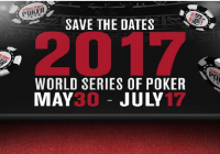 WSOP reveals dates of 2017 poker festival, from May 30 to July 17